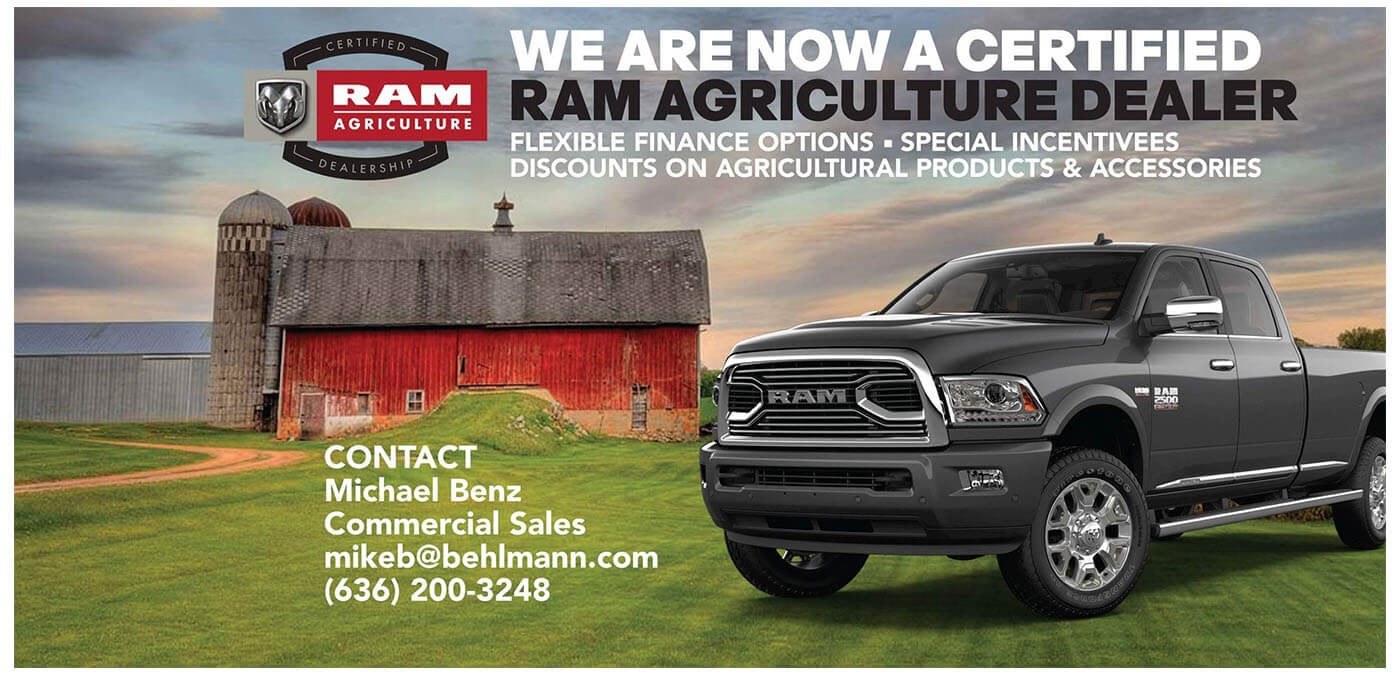 Behlmann CDJR is now a Certified Ram Agriculture Dealer.